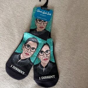 Good Luck Sock Ruth Bader Ginsburg Active Fit I Dissent RBG Socks